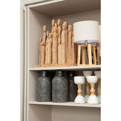 Sena Candle Holder With Decorative Stem
