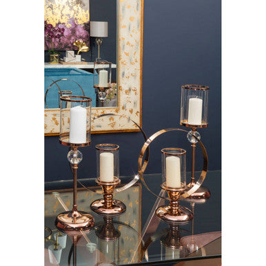 Kensington Townhouse Large Metal Candle Holder