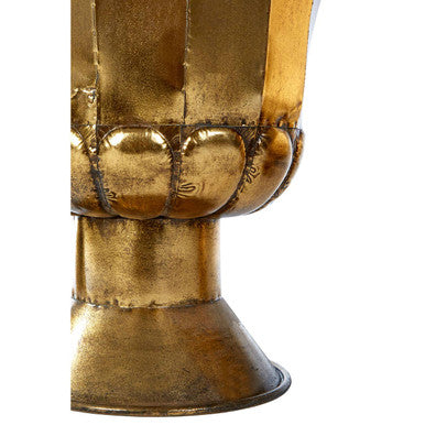 Reza Set of 3 Gold Finish Planters