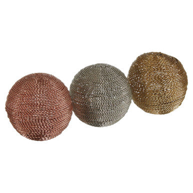 Hege Set of 3 Small Decorative Balls