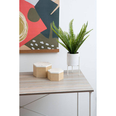 Mimo Large Terrazzo Lid Trinket Box