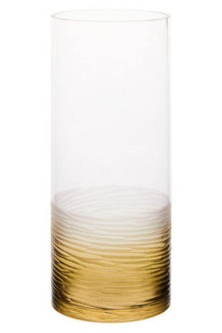 Caila Large Textured Ombre Glass Vase