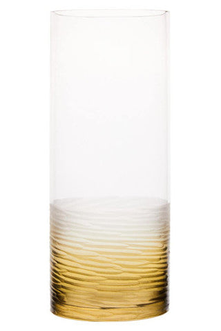 Caila Large Textured Ombre Glass Vase