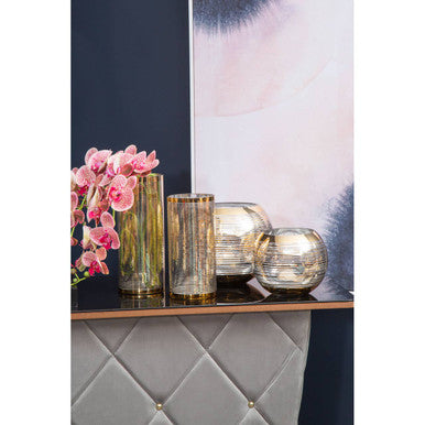 Raya Large Rounded Stripe Vase