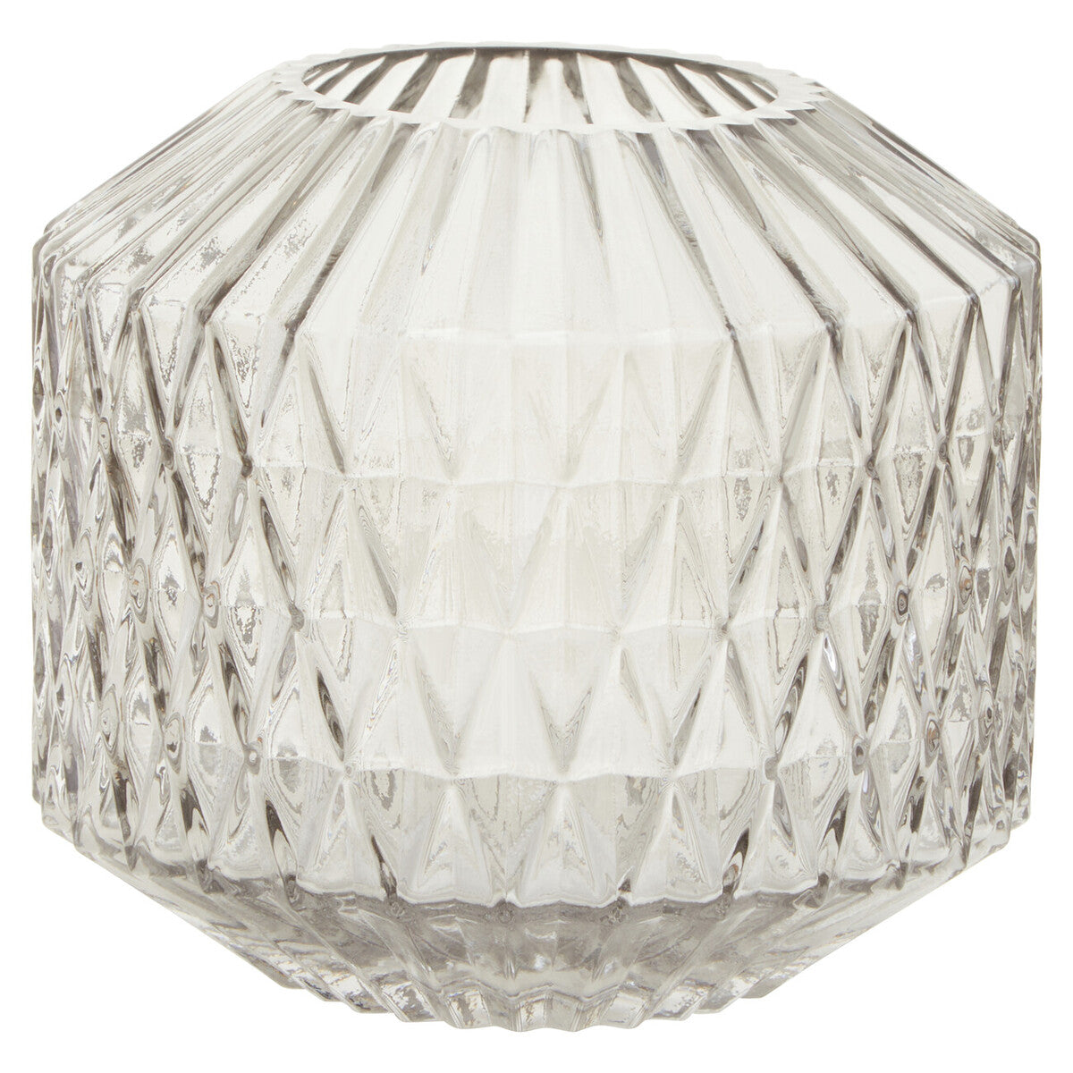 Brice Small Grey Glass Vase