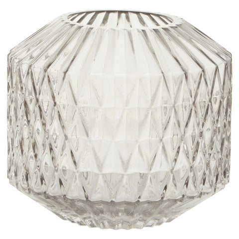 Brice Small Grey Glass Vase