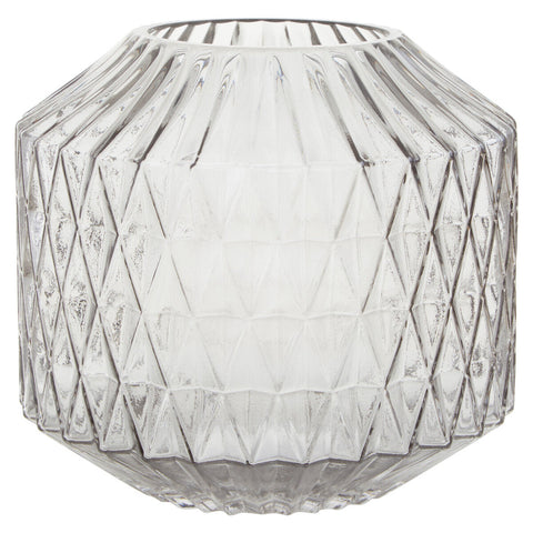 Brice Large Grey Glass Vase