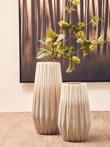 Azul Small Ombre Vase in Grey
