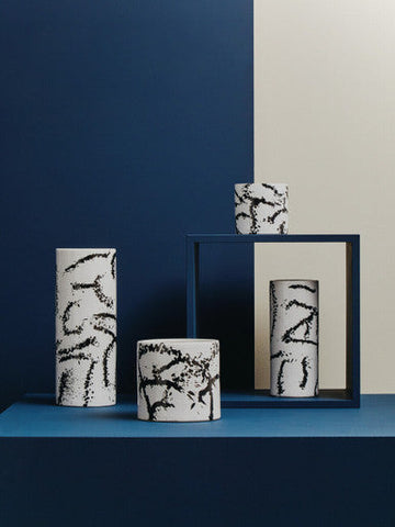 Sorrell Black And White Large Planter