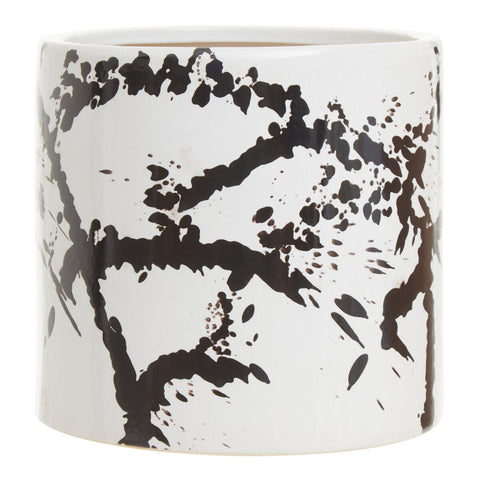 Sorrell Black And White Large Planter