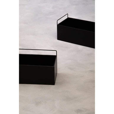 Asher Wall Plant Box Black