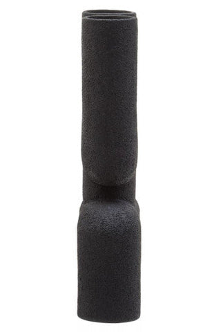 Broc Small Black Sculptured Vase