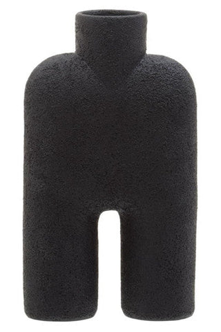 Broc Large Black Sculptured Vase