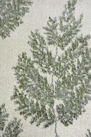 Villa Green Floral Rug
