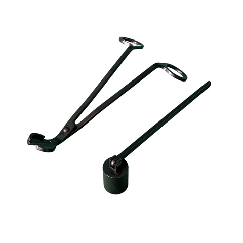 Candle snuffer & trimmer set