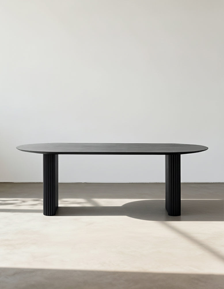 Ivar Oval Dining Table, Solid Wood