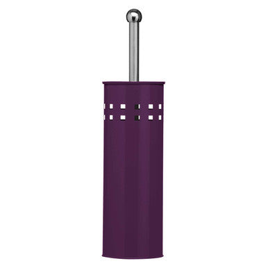 Indy Purple Toilet Brush with Holder