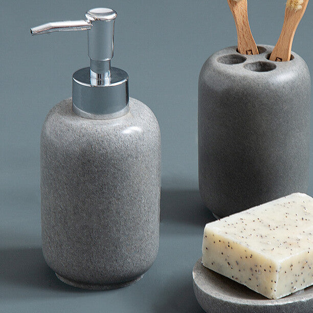 Canyon Grey Stone Effect Lotion Dispenser