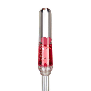 Floating Acrylic Hearts Toilet Brush Holder