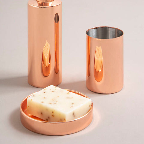 Clara Rose Gold Soap Dish