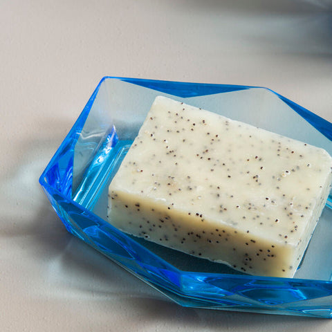 Dow Blue Acrylic Soap Dish