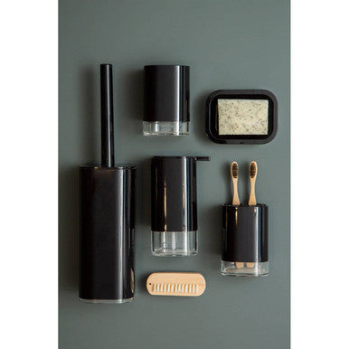 Ando Black Acrylic Toothbrush Holder