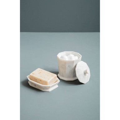 Riviera Grey Cotton Jar