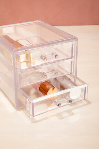 Beauty Cosmetic Organiser With 3 Drawers