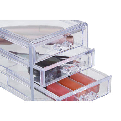 Beauty Cosmetic Organiser With 3 Drawers
