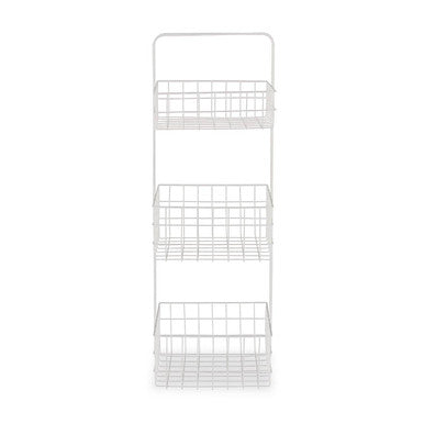 Kirby Three Tier White Storage Caddy