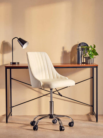Marisha Grey Metal Small Swivel Table Mirror
