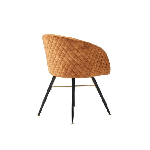 Vittorio LUX Velvet Dining Chair with Metal Legs - Perfect for Dining Room Living Room