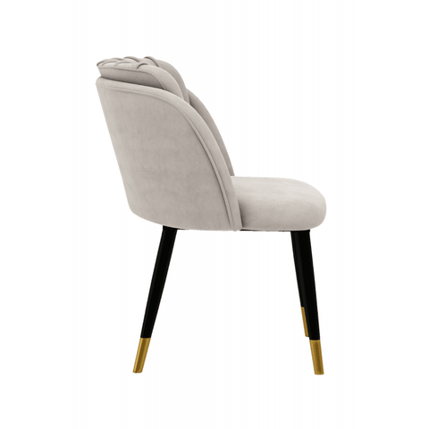 Milano velvet dining chair