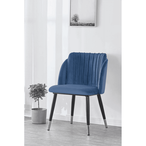Milano velvet dining chair