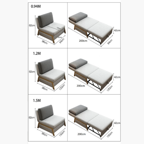 Nora Sofa Bed, Single Sofa Bed