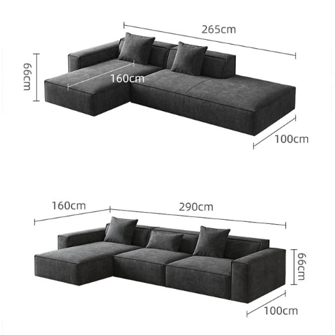 Hoshi HB12 Three Seater Corner, Four Seater Corner Sofa, Leathaire