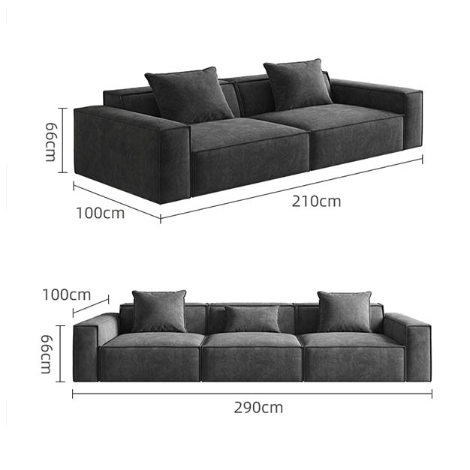 Hoshi HB12 Two Seater, Three Seater Sofa, Leathaire