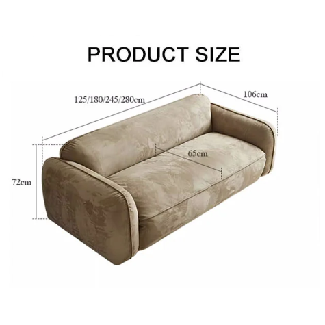 Ollie Two Seater Mini Sofa, Velvet