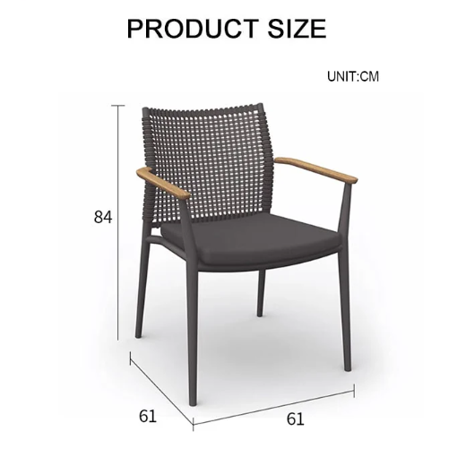 Alistair Outdoor Dining Table Set With Six Chairs, Outdoor Furniture