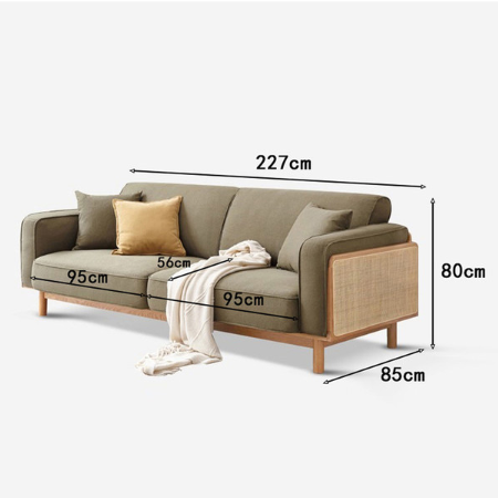 Villa Rattan Two Seater Sofa