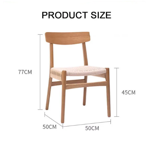 Nadine Rattan Dining Chair, Ash