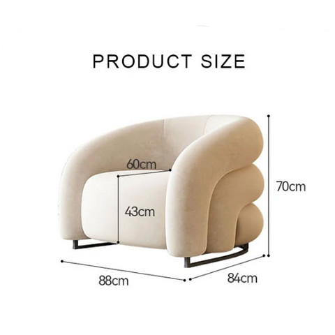 Classic U18 Armchair, White Velvet