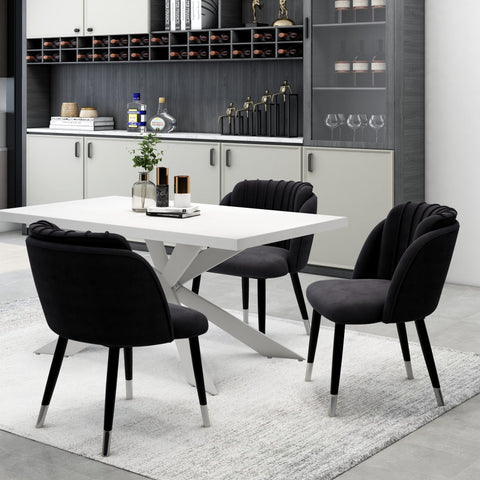 Milano velvet dining chair