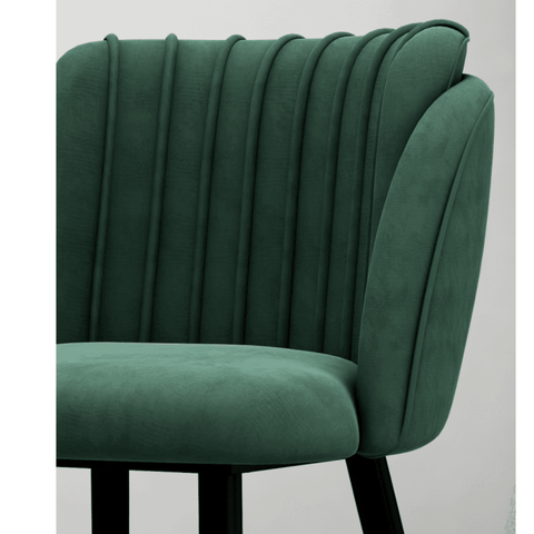 Milano velvet dining chair