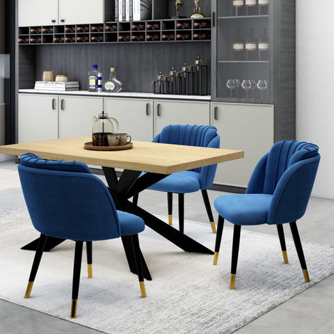 Milano velvet dining chair