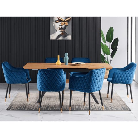 Verona LUX velvet dining chair