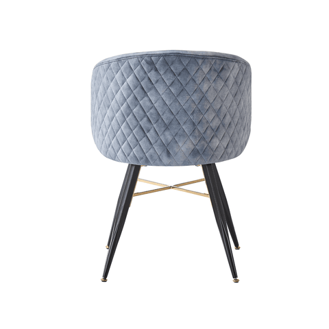 Vittorio LUX Velvet Dining Chair with Metal Legs - Perfect for Dining Room Living Room