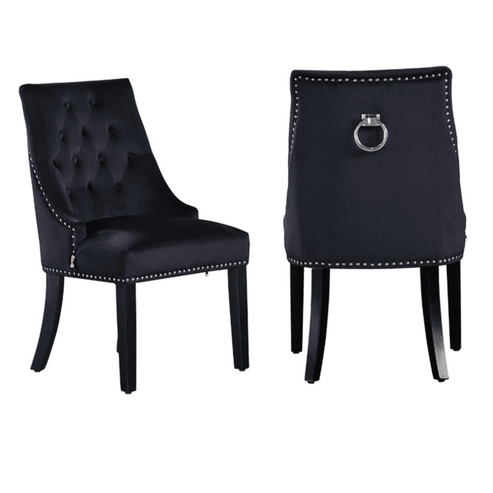 Windsor LUX Velvet Dining Chair Set of 2