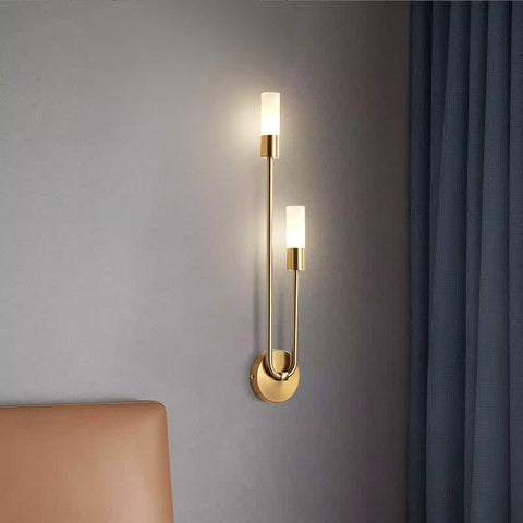 Spire Sleek LED Wall Light 12W Warm White Modern Metal G9 Bulb