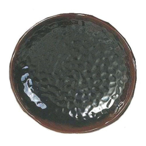 Tenmoku Lotus Shaped Melamine Plate 12" / 305mm- Dozen